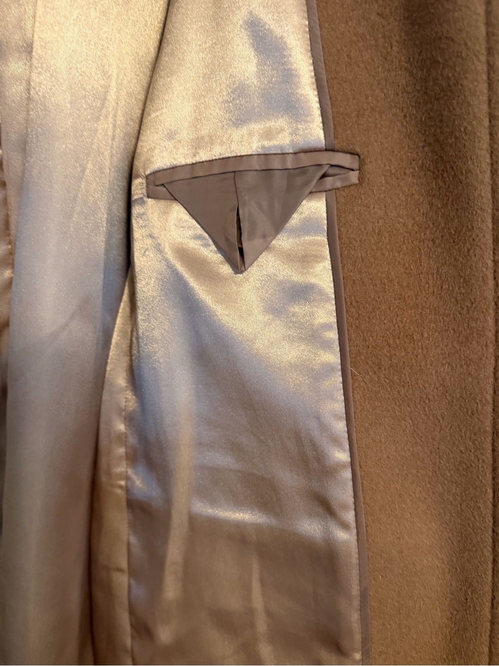 JCrew Camel Brown Wool Blend Coat - Picture 3 of 4